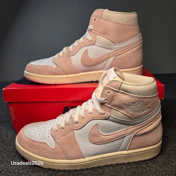 Nike Air Jordan 1 Retro High OG Washed Pink White Sail FD2596-600 wmns 11.5 M 10 - Picture 2 of 11